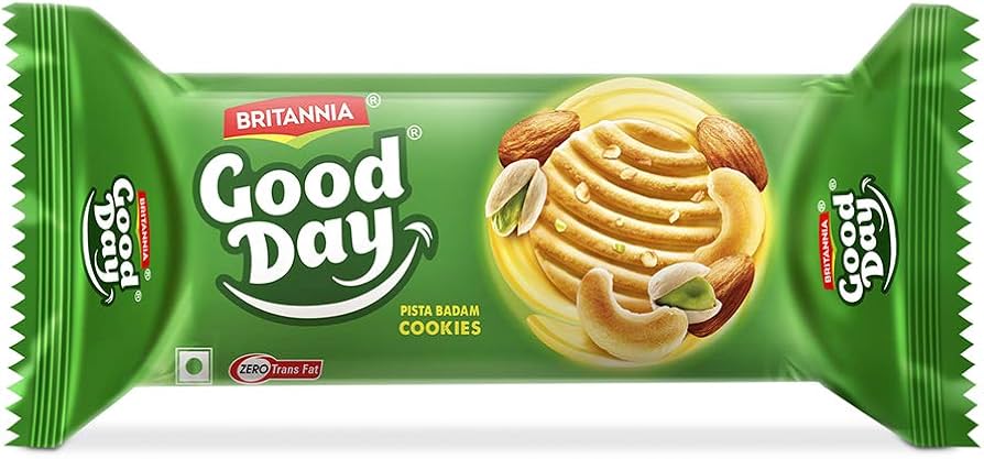 Britannia Goodday Pistachio-Almond Cookies 100GM