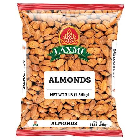 Laxmi Almonds 3LB