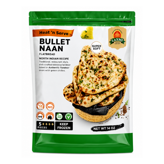 Laxmi Bullet Naan 12PC