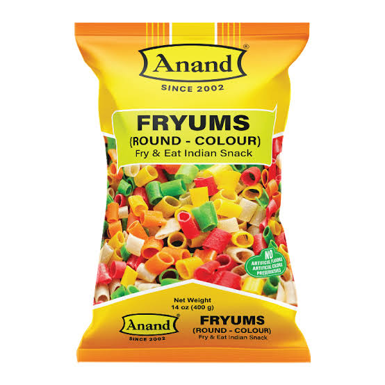 Anand Colour Round Fryums 400GM