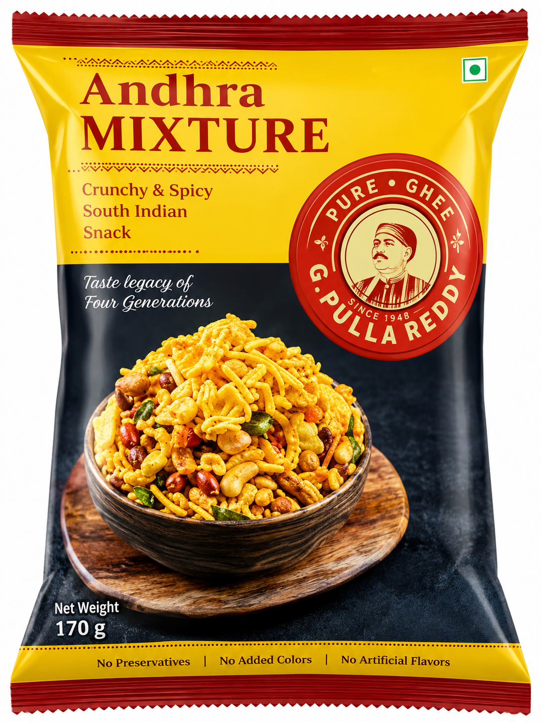 G Pulla Reddy Andhra Mixture 170GM