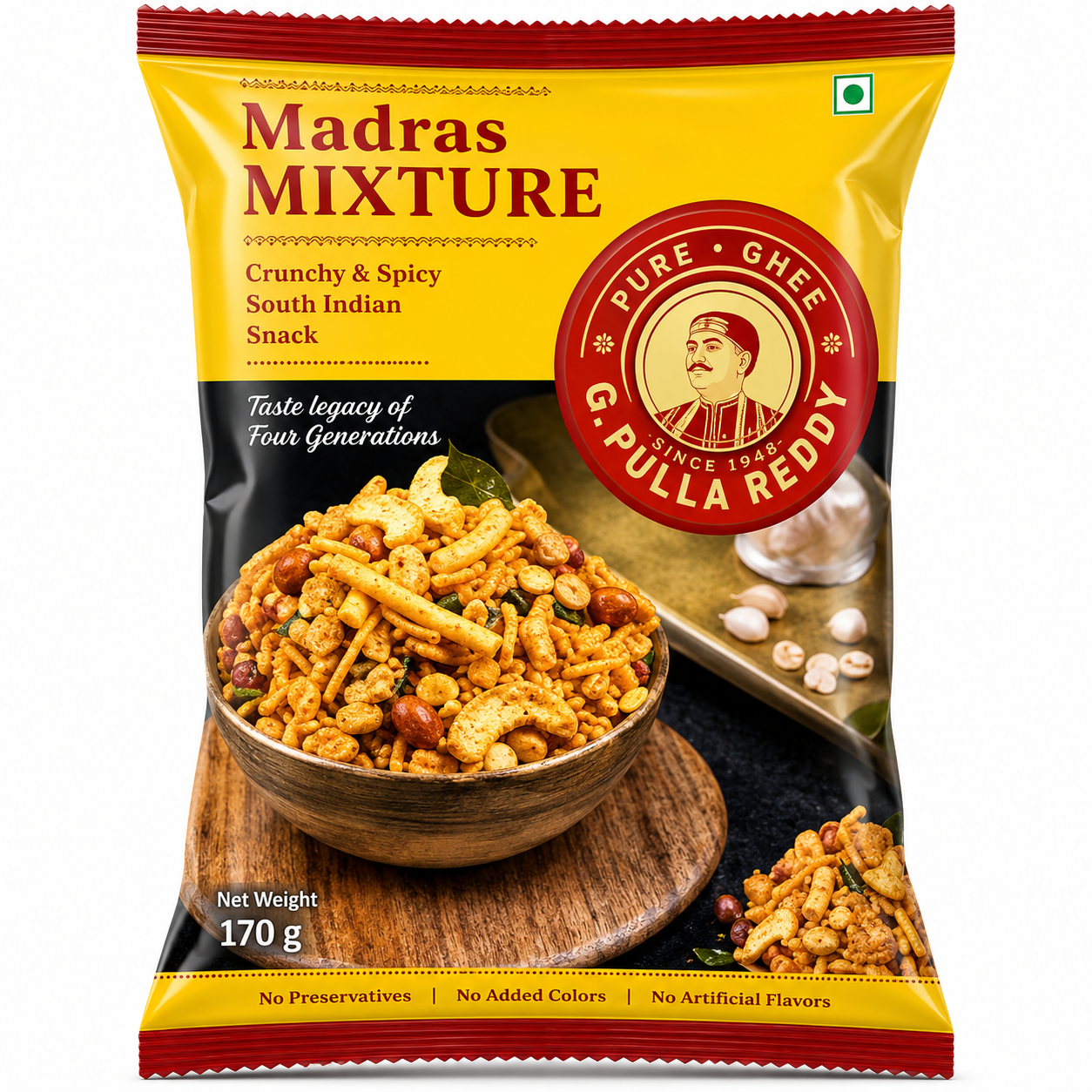 G Pulla Reddyy Madras Mixture 170GM