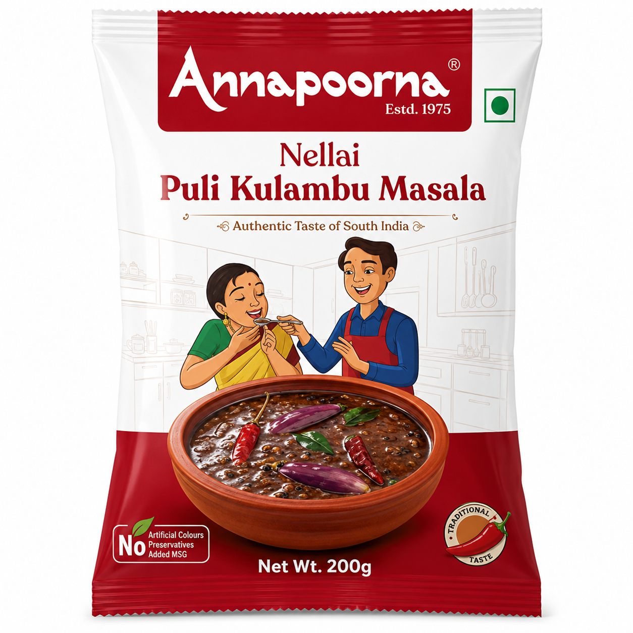 Annapoorna Nellai Puli Kulambu Masala 200GM