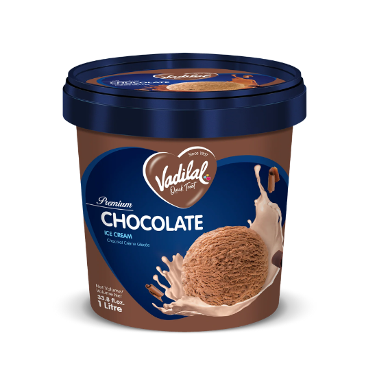Vadilal Chocolate Ice Cream 1Ltr
