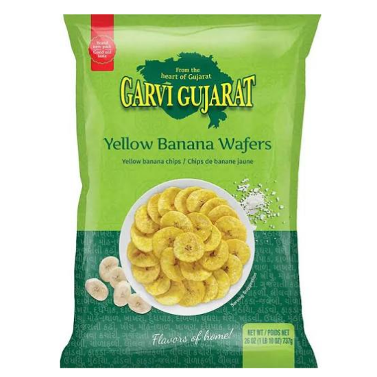 Garvi Gujarat Banana Yellow Wafer 180GM