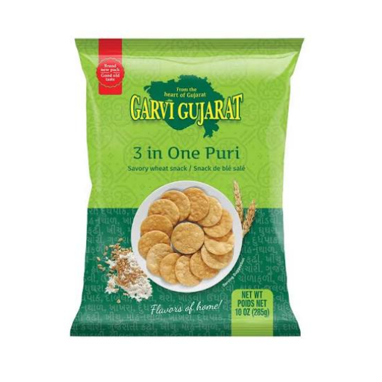 Garvi Gujarat 3 in 1 Puri 10OZ