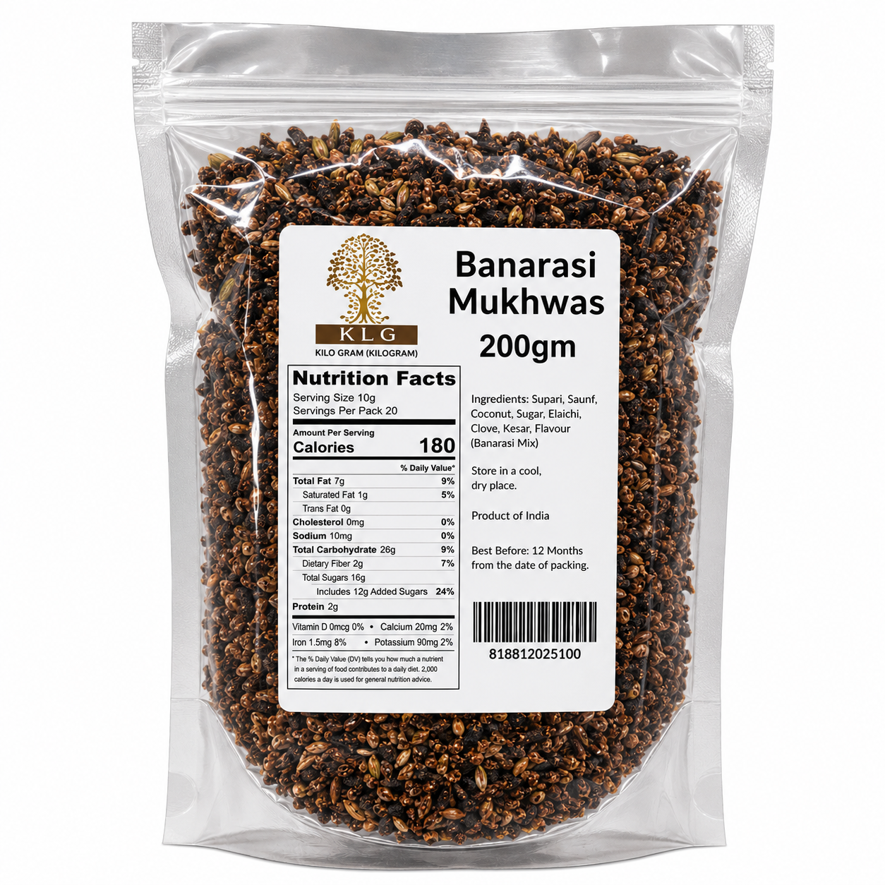KLG Banarasi Mukhwas 200 GM