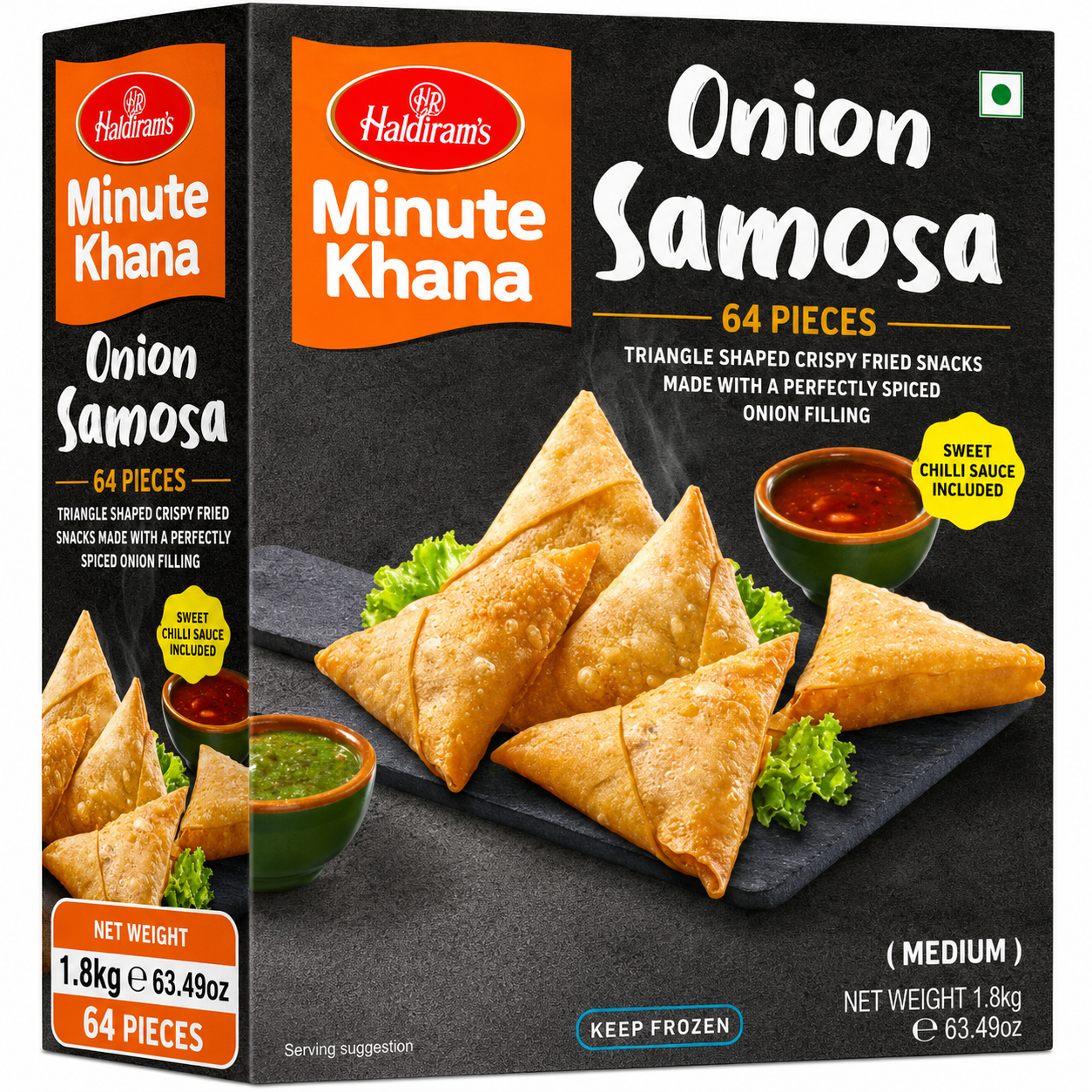 Haldiram's Onion Samosa 1.8 KG