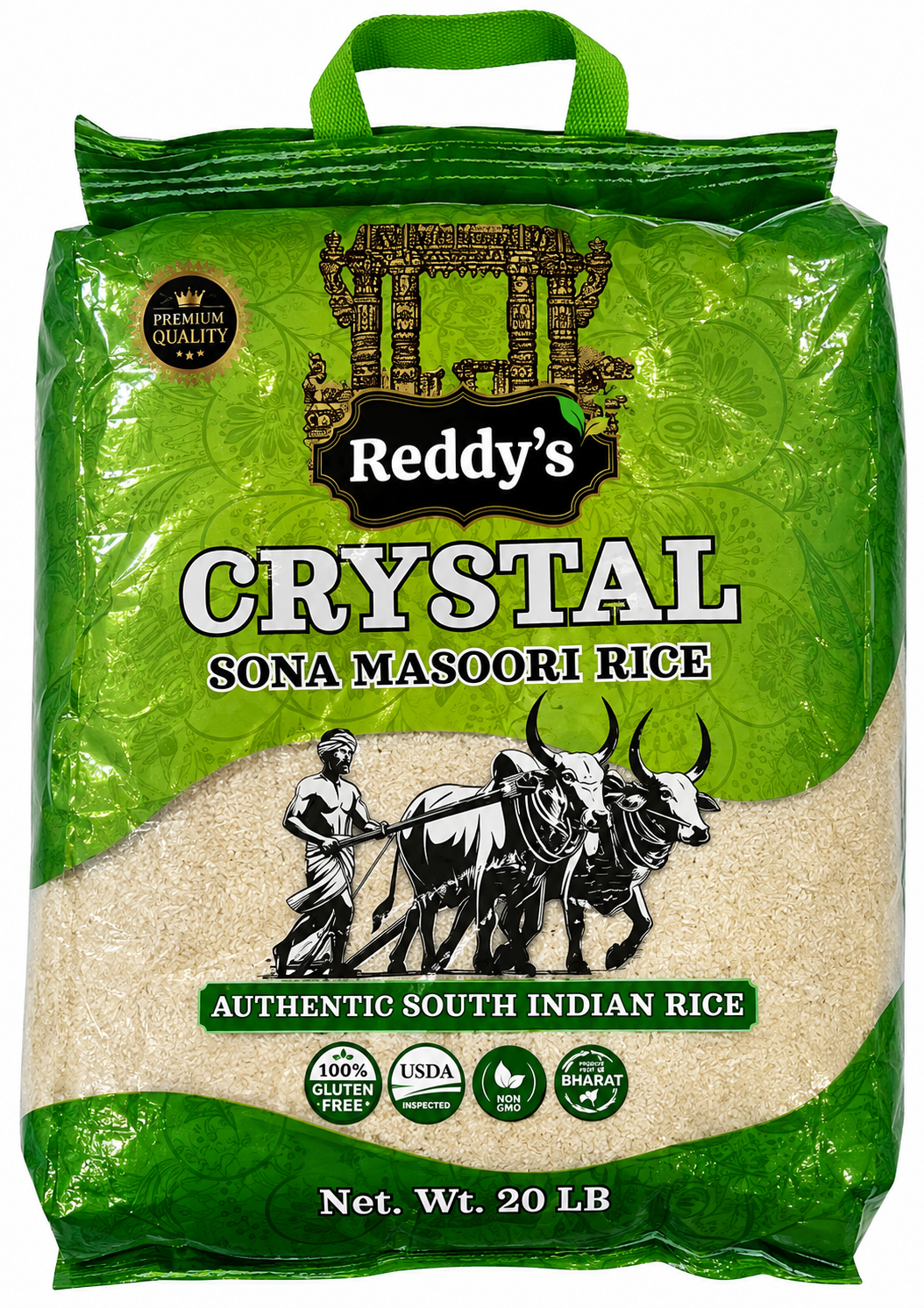 Reddy's Crystal Sona Masoori Rice 20 LB