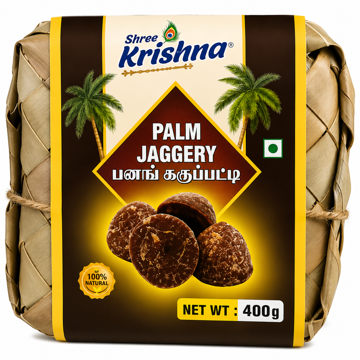 Shree Krishna Palm Jaggery 400 GM