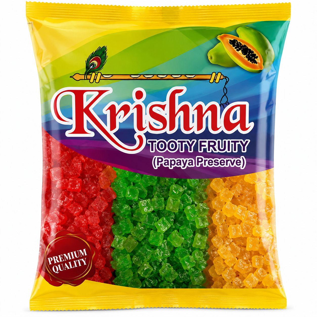 Kirshna Tooty Fruity 500 GM