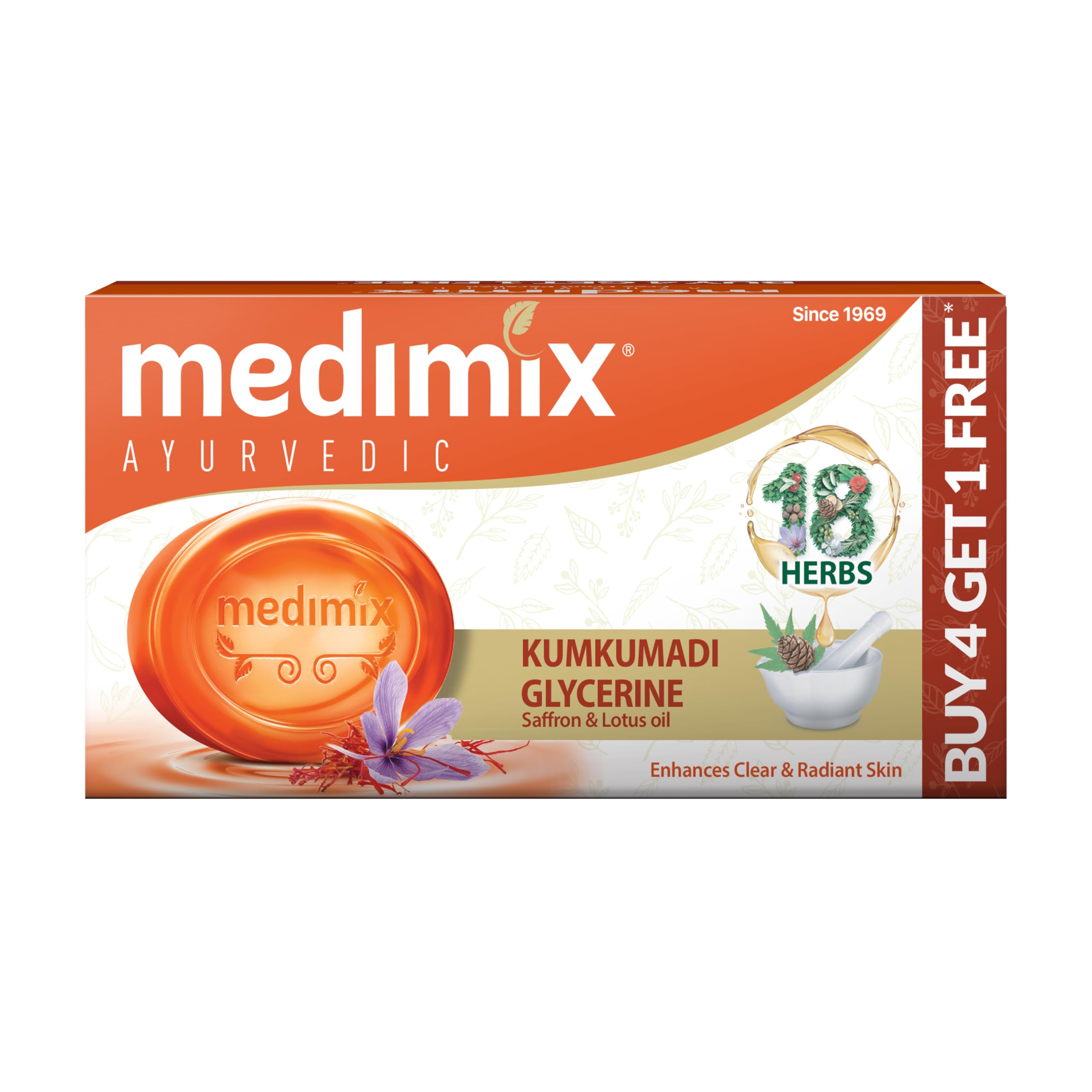 Medimix Ayurvedic Kumkumadi Glycerine Soap 125 GM