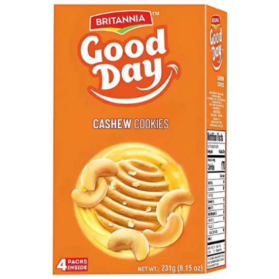 Britannia GoodDay Cashew Cookies 231 GM