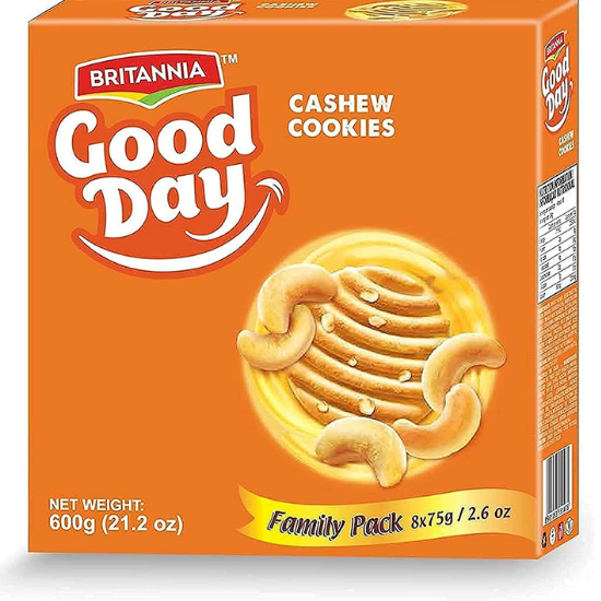 Britannia GoodDay Cashew Cookies 600 GM