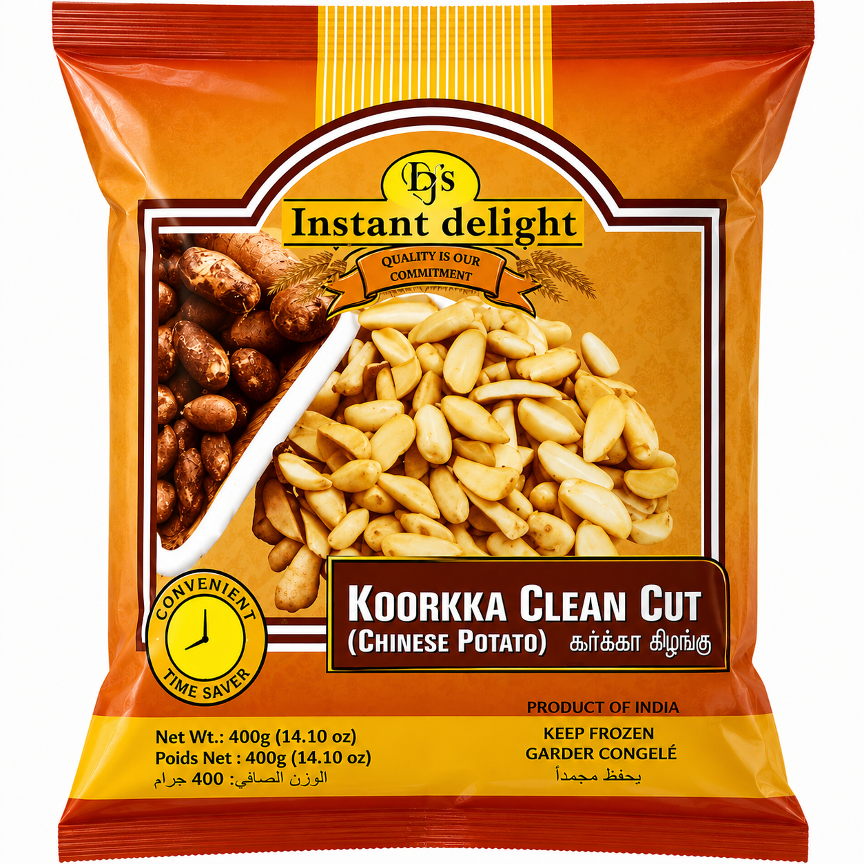 Instant Delight Koorkka Clean Cut (Chinese Potato) 400GM