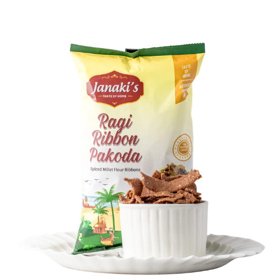 Janaki Ragi Ribbon Pakoda 7 OZ