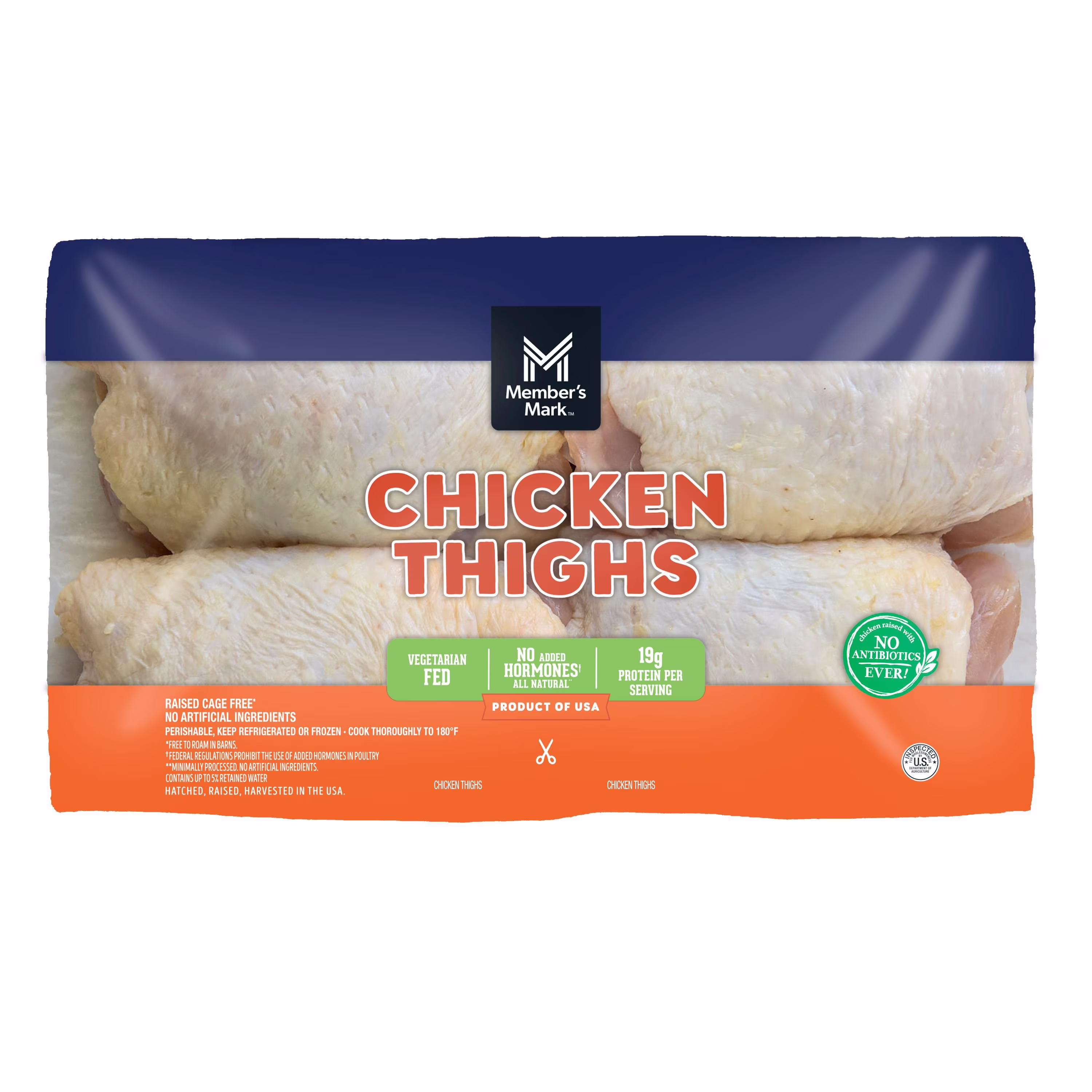 Member’s Mark Bone-In Chicken Thighs - 6 LB