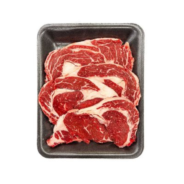 Beef Ribeye Steak Thin - 2.55 lb / package
