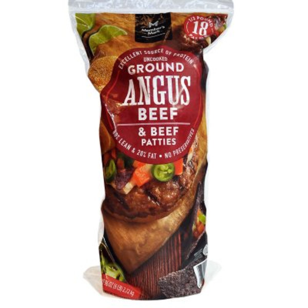 Member’s Mark Angus Beef Patties