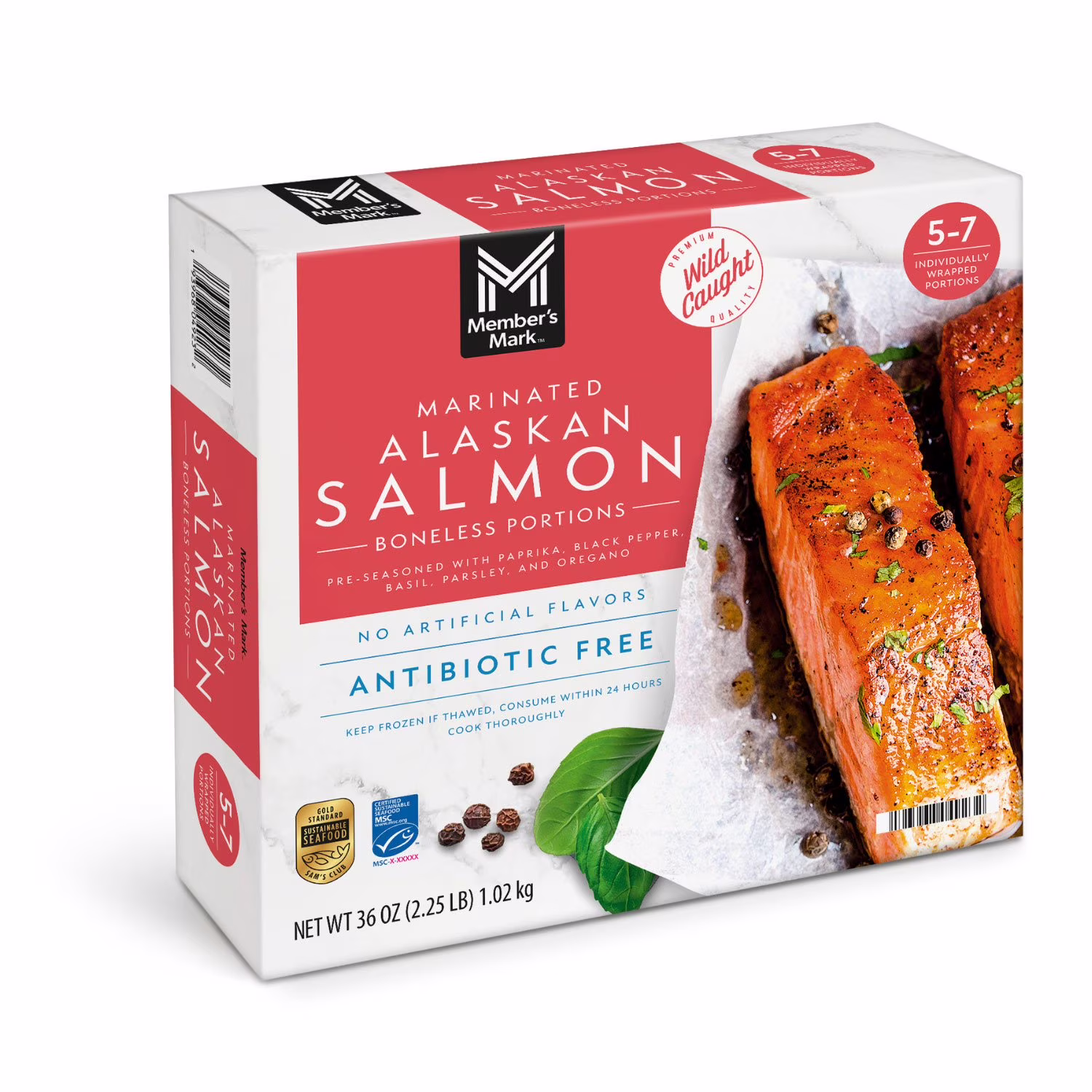 Member’s Mark Marinated Alaskan Salmon 36 oz