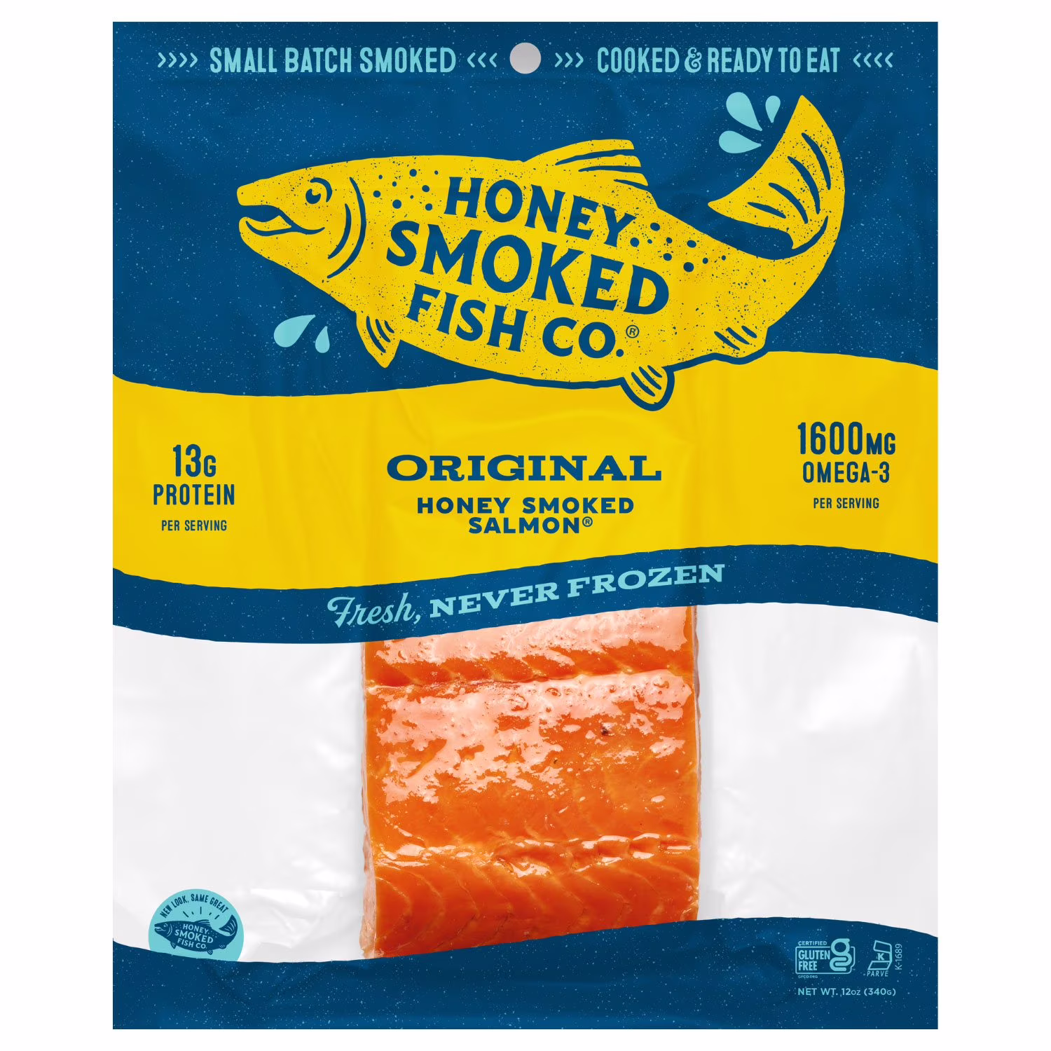 Honey Smoked Fish Co. Original Salmon 12 oz