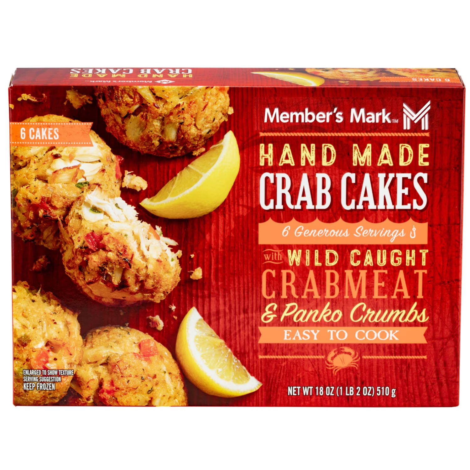 Member’s Mark Crab Handmade Cakes 18 oz