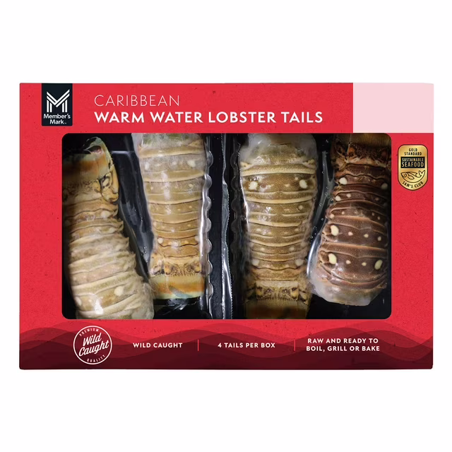 Member’s Mark Wild Caught Caribbean Warm Water Lobster Tails