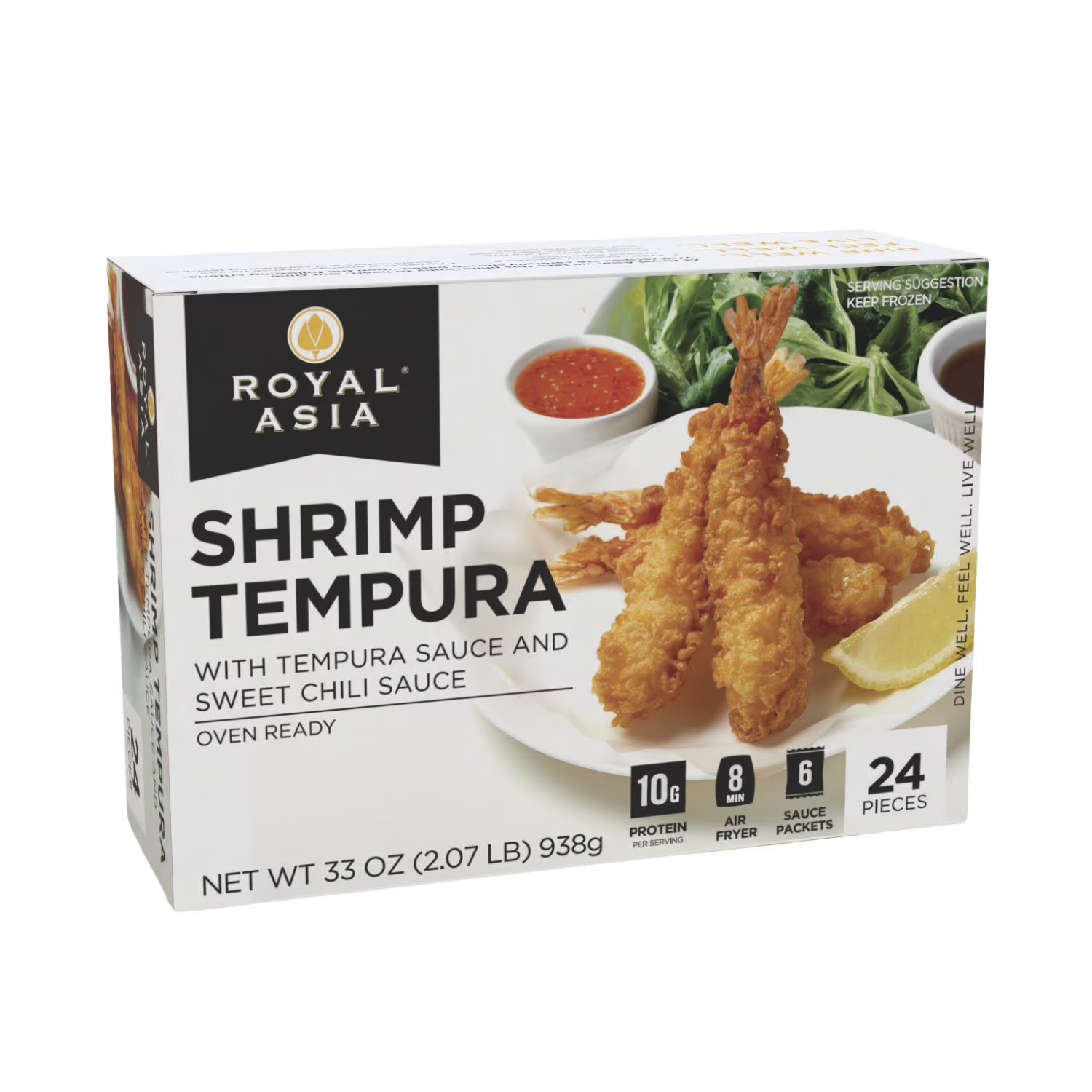 Royal Asia Frozen Shrimp Tempura With Tempura Sauce & Sweet Chili Sauce 2.07 lb