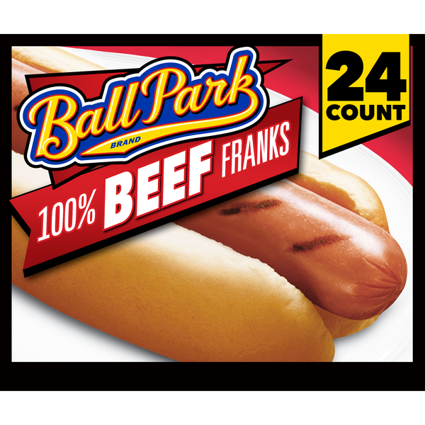 Ball Park Beef Franks, Original Length 24 ct