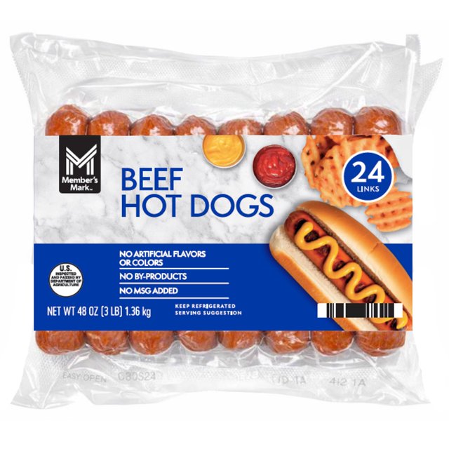 Member’s Mark Beef Hot Dogs 48 oz