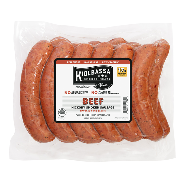 Kiolbassa Provision Co Beef Hickory Smoked Sausage 46 oz