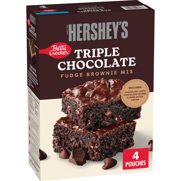 Betty Crocker Hershey's Triple Chocolate Brownie Mix 80 oz