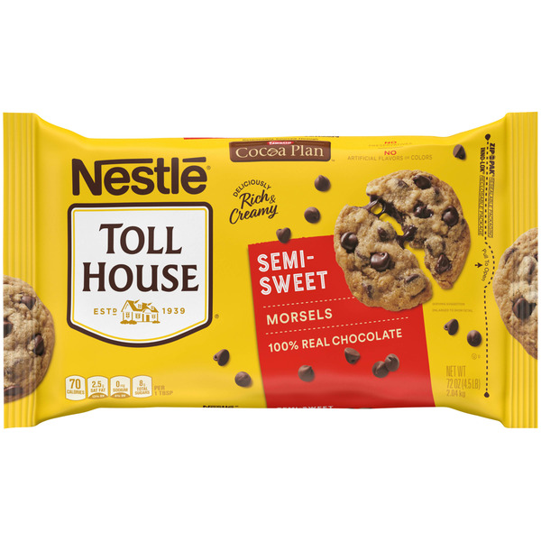 Toll House Semi Sweet Chocolate Morsels 72 oz