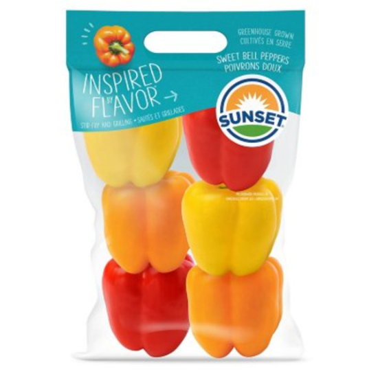 Jumbo Multi Bell Peppers 1 CT