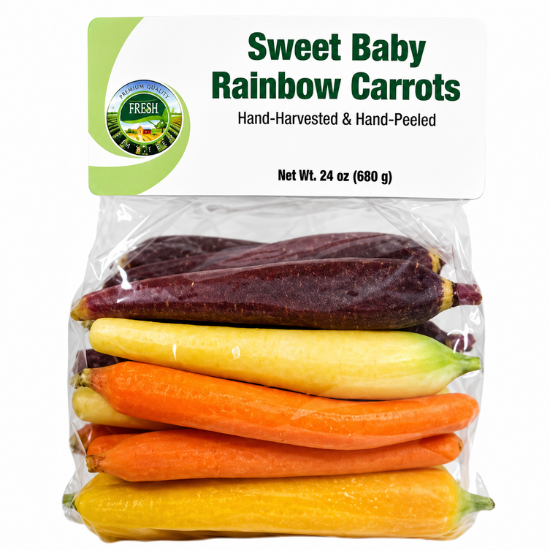New World Farms Sweet Baby Rainbow Carrots 24 oz