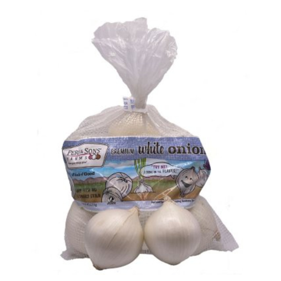 Peri & Sons Farms White Onions5 lb