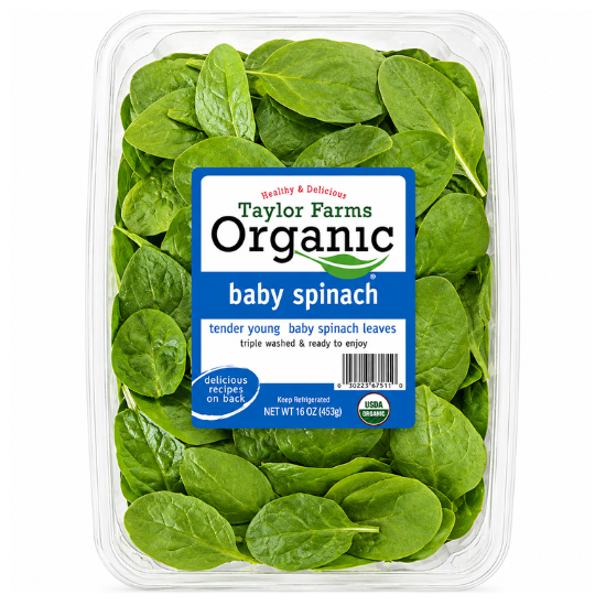 Taylor Farms Organic Baby Spinach
