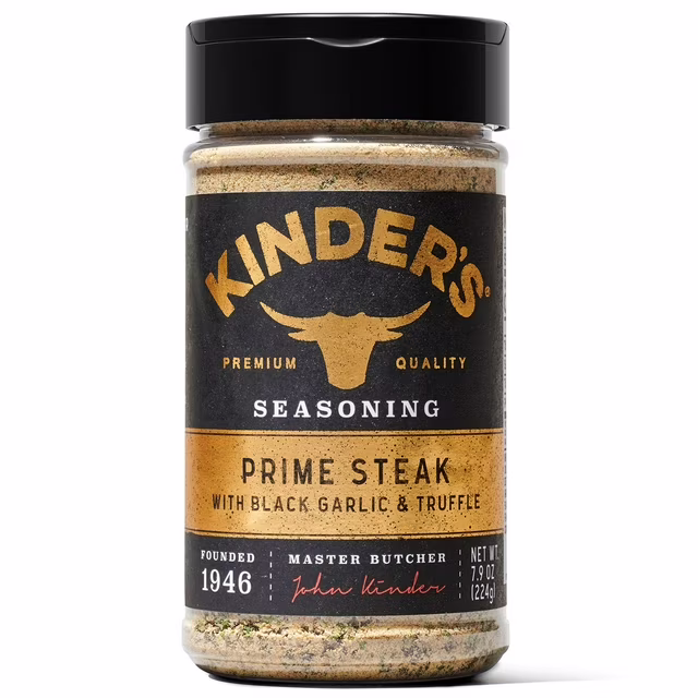 Kinder's Prime Steak With Black Garlic & Truffle Seasoning 7.9 oz