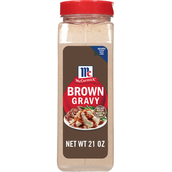McCormick Brown Gravy Seasoning Mix Bottle 21 oz