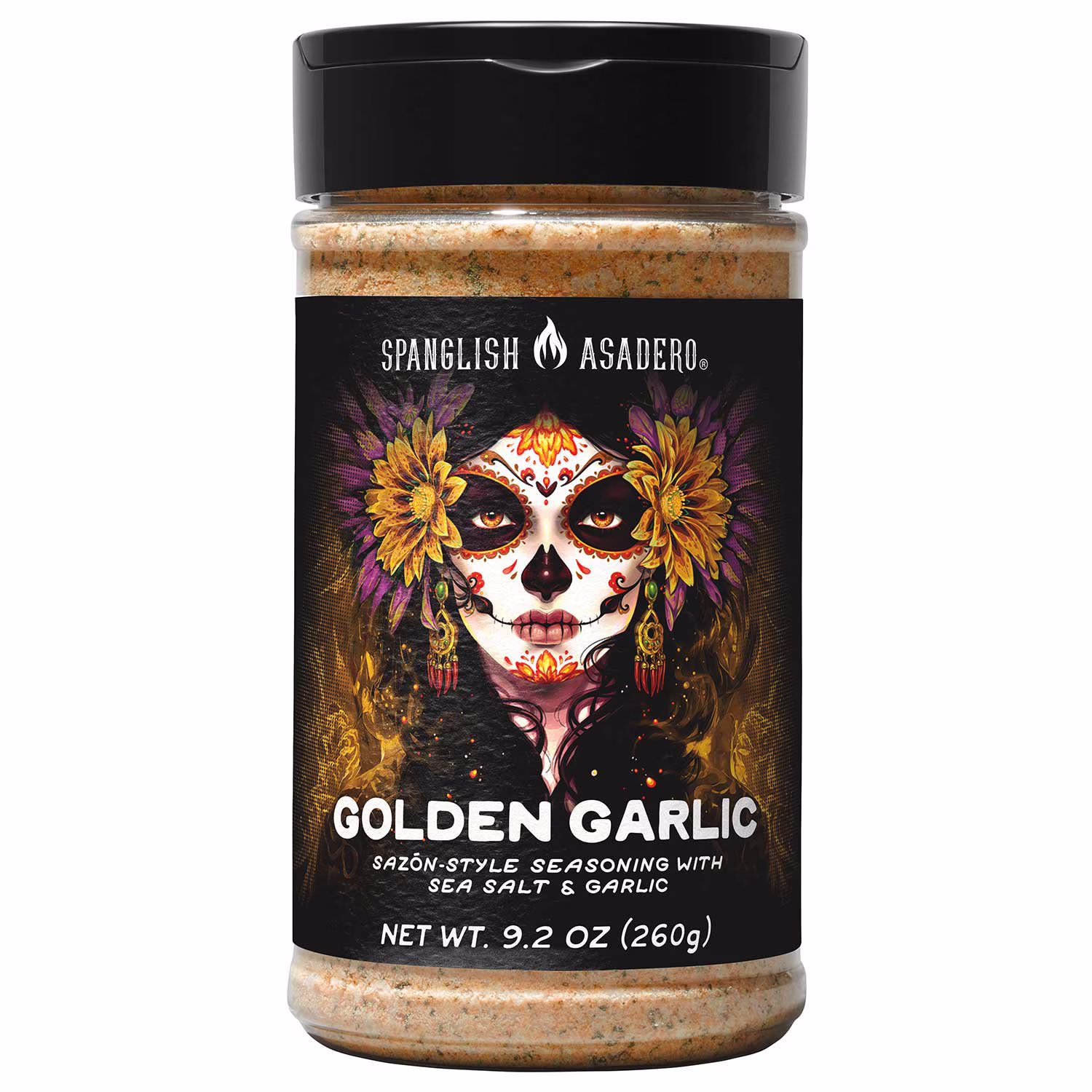 Spanglish Asadero Golden Garlic Seasoning 9.2 oz