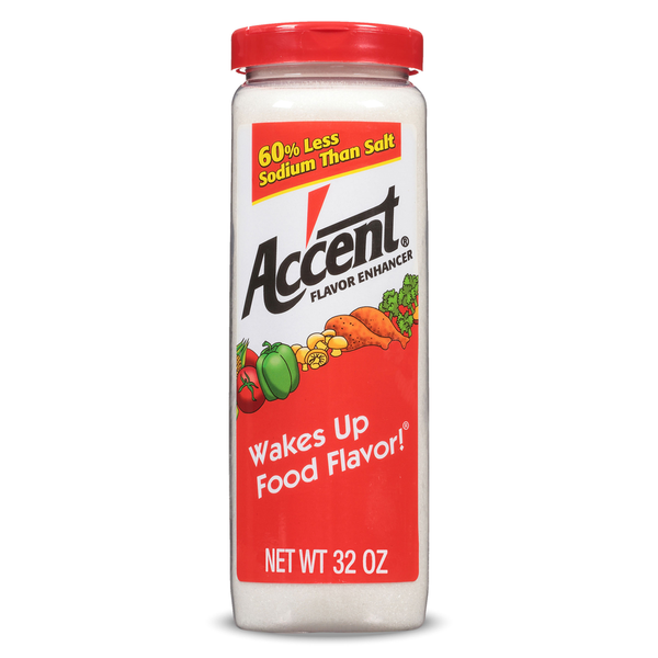 Ac’cent Flavor Enhancer with MSG, 32 oz Shaker Bottle 32 oz