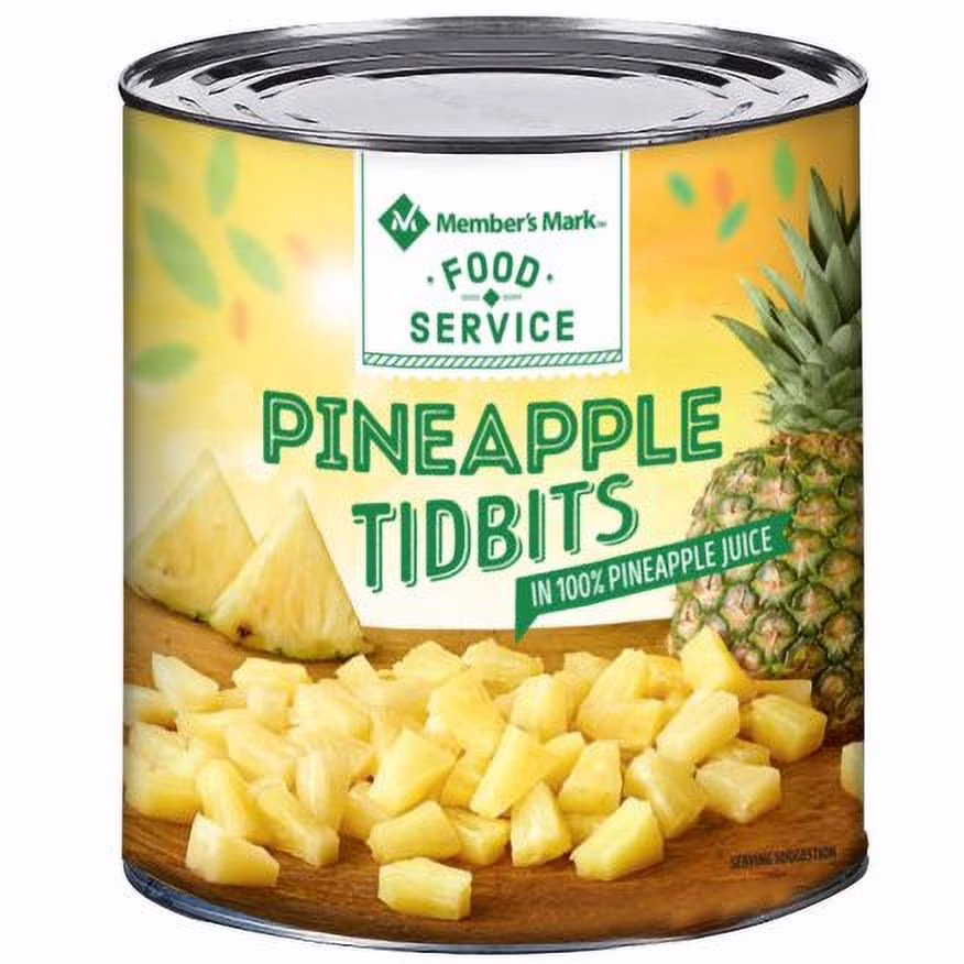 Member’s Mark Pineapple Tidbits 107 oz 