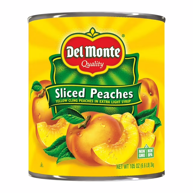 Del Monte Quality Lite Sliced Peaches 105 oz