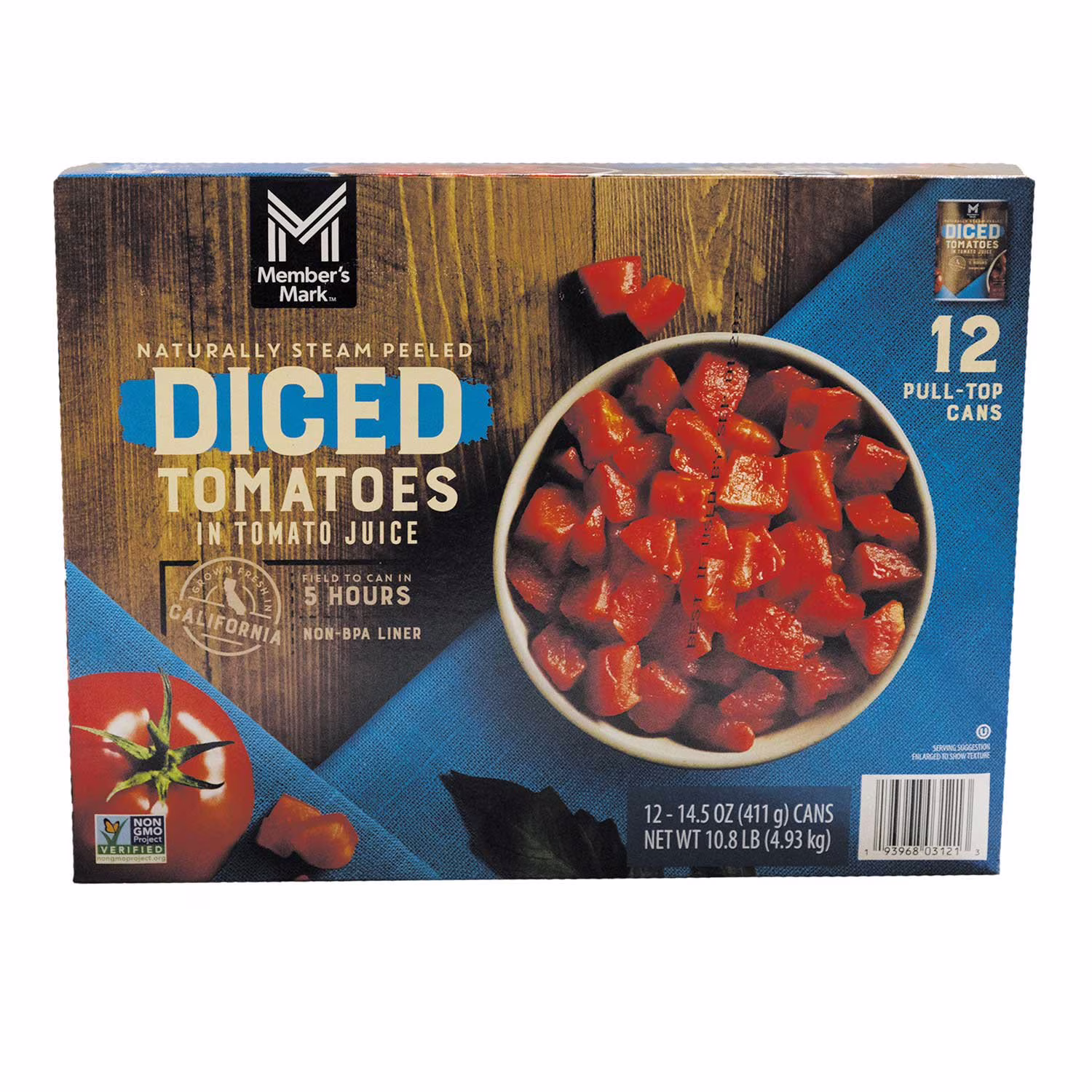 Member’s Mark Diced Tomatoes In Tomato Juice 14.5 oz 12 Count