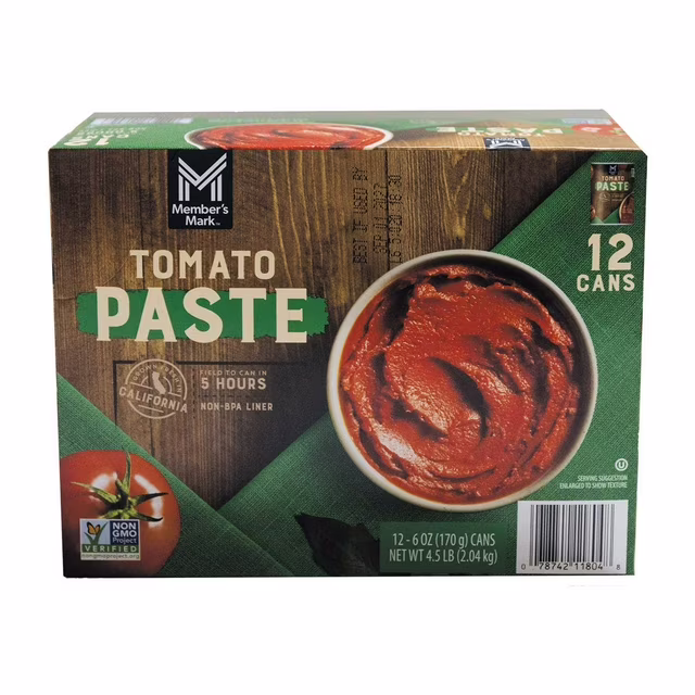 Member’s Mark Tomato Paste 6 oz 12  Count