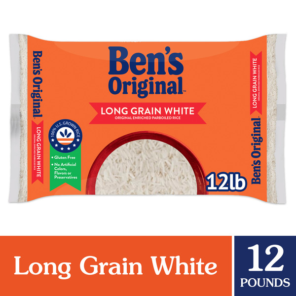 Ben's Original Enriched Long Grain White Rice Parboiled Rice 12 lb