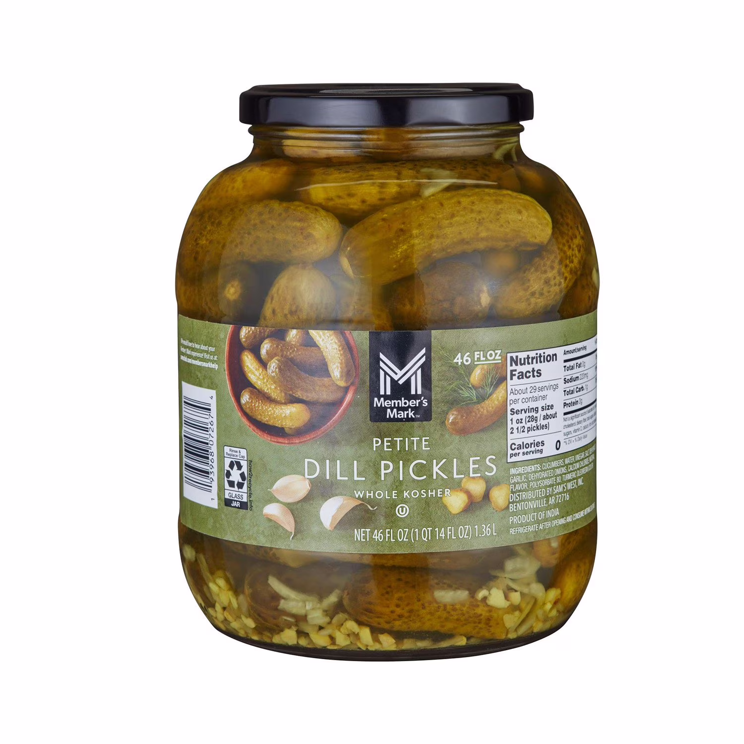 Member’s Mark Dill Petite Pickles 46 fl oz