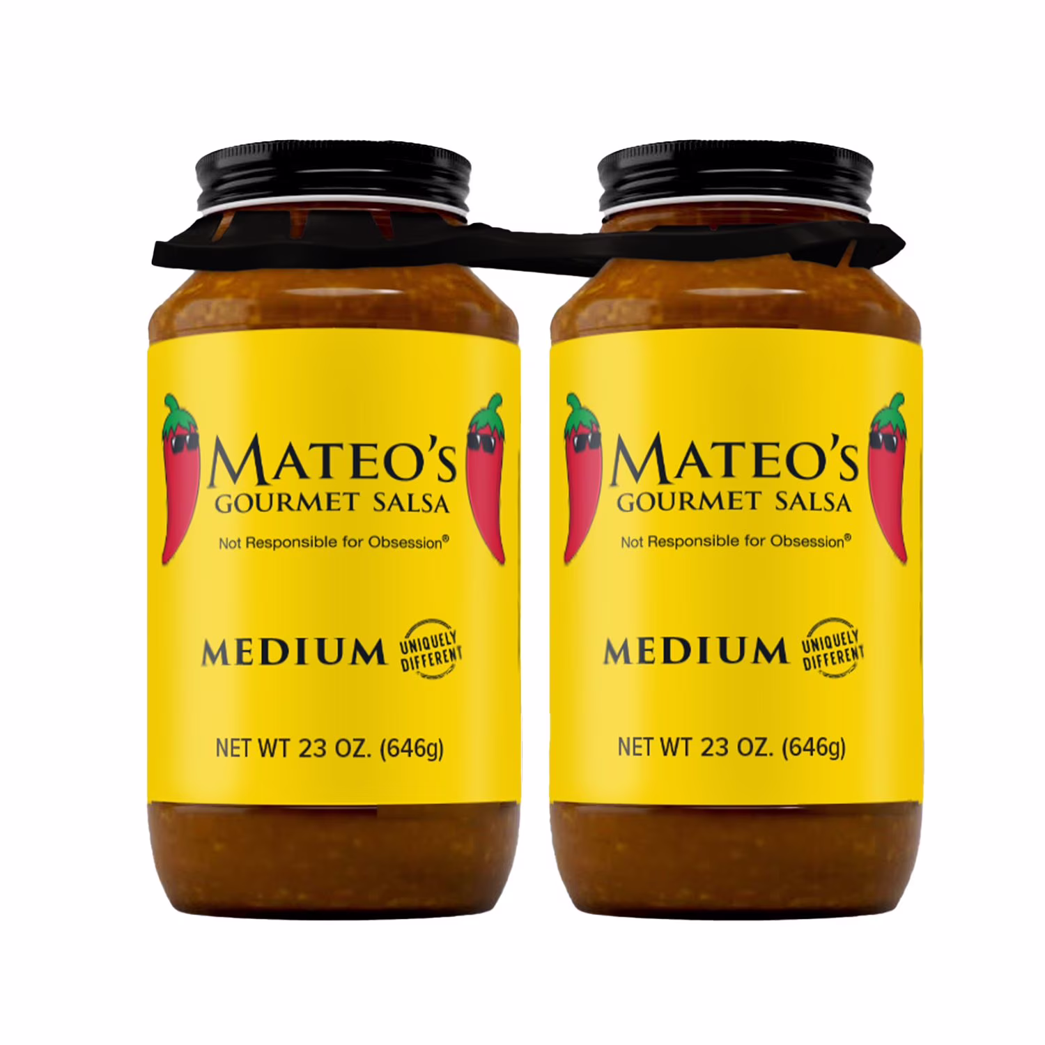 Mateo's Gourmet Salsa Medium 23 oz 2  Count
