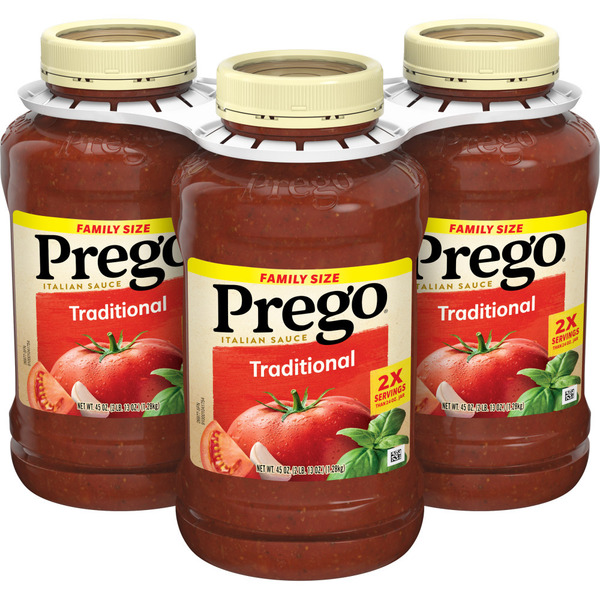 Prego Cooking Sauces Traditional Pasta Sauce 45 oz 3  Count