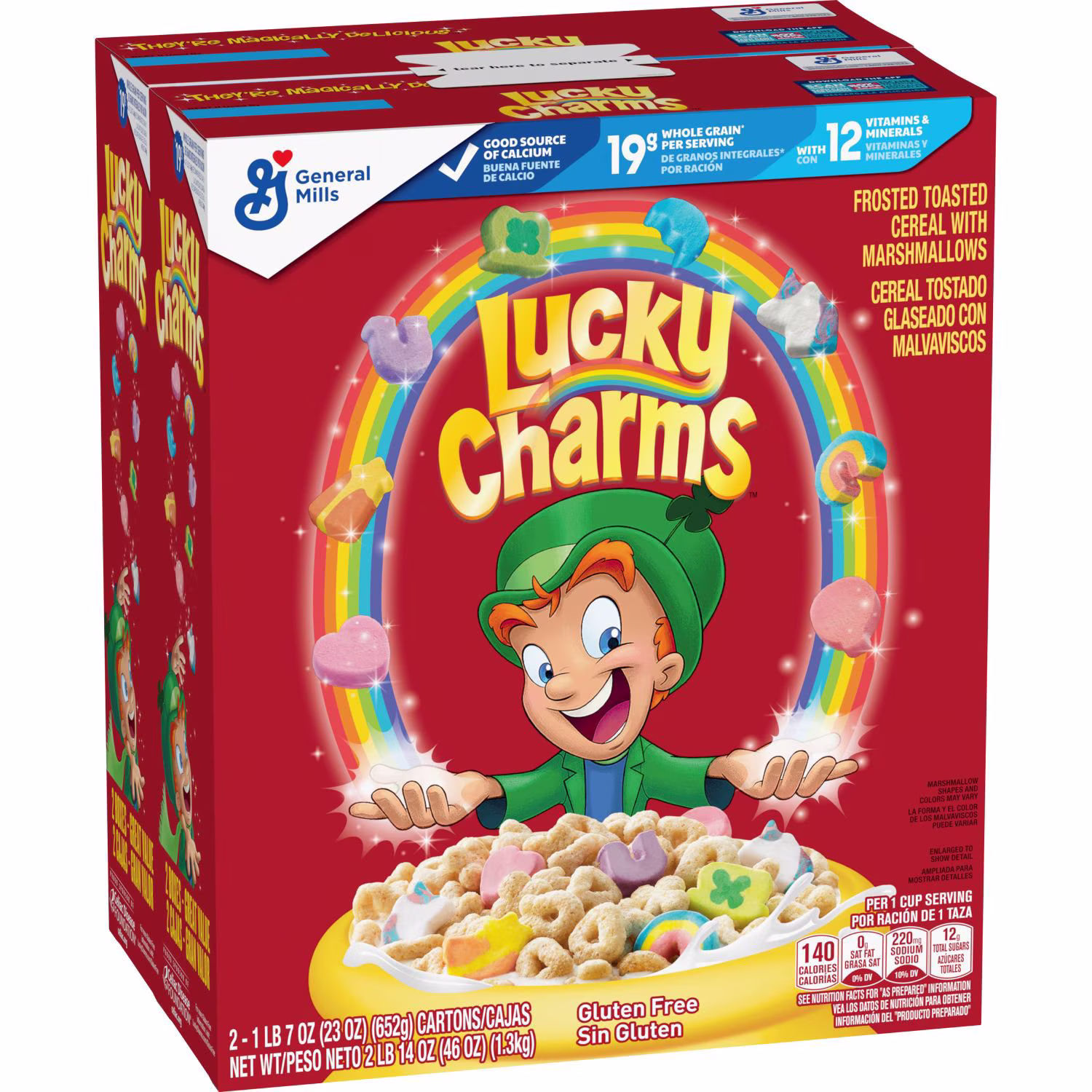 General Mills Lucky Charms with Marshmallows Great Value Cereal 42 oz